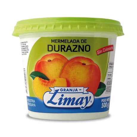 MERMELADA LIMAY POTE 500G DURAZNO MERMELADA LIMAY POTE 500G DURAZNO