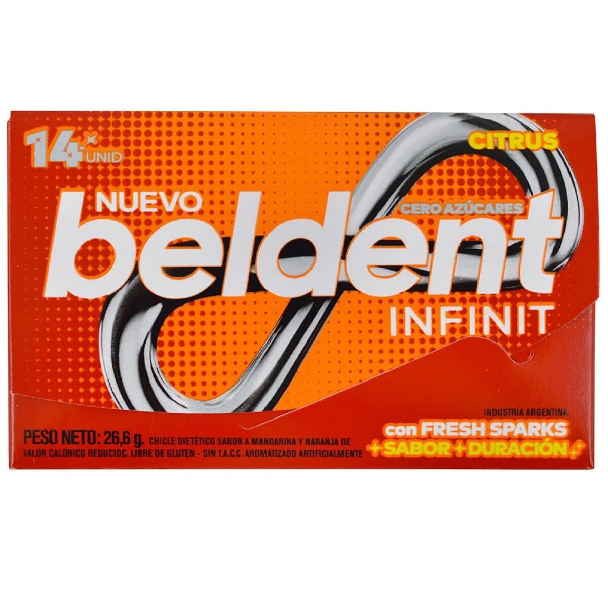 Chicles Beldent Infinite 145 X14 Unidades - CITRUS 