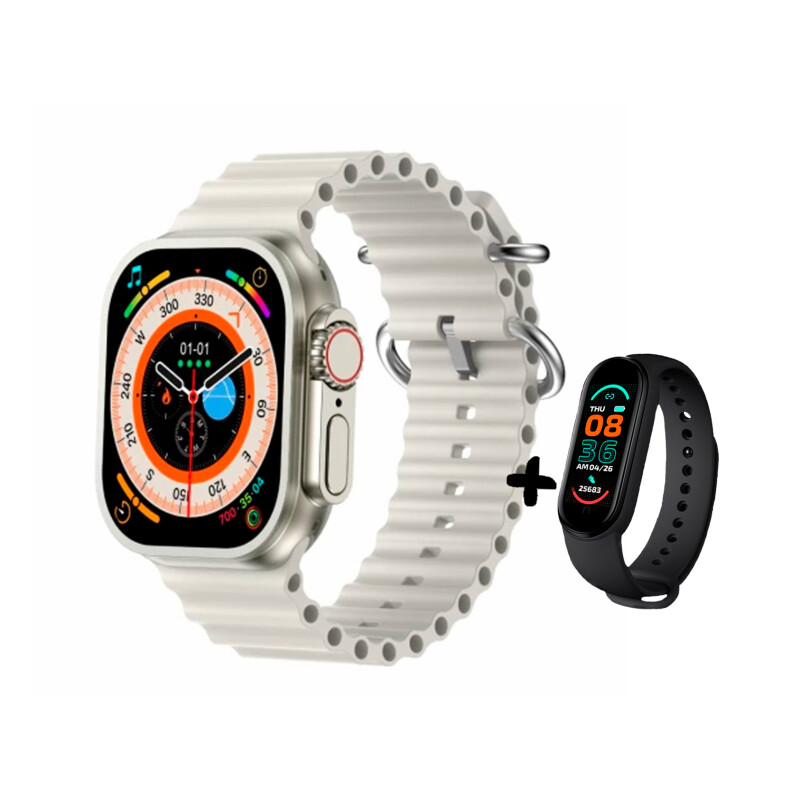 Smartwatch Reloj Smart Xion X-watch77 Camara Remota + Reloj Blanco