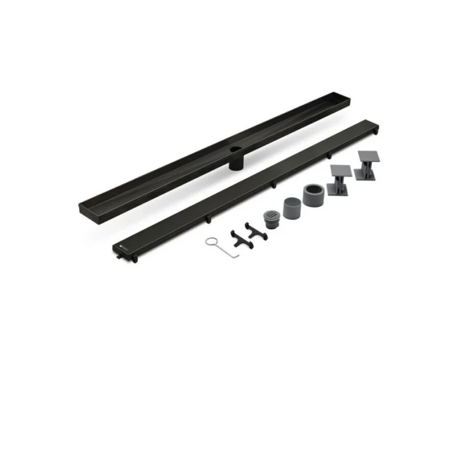 Desagüe Lineal Aqua Negro Mate - 90 Cm Desagüe Lineal Aqua Negro Mate - 90 Cm