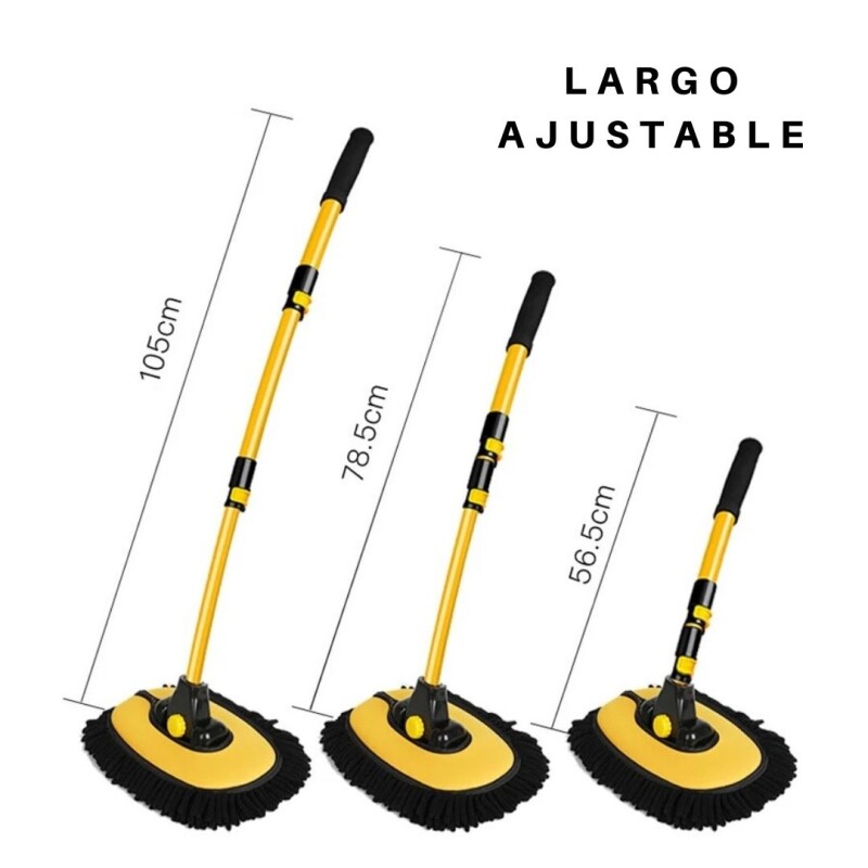 Cepillo Lavado Auto Limpieza Mango Ajustable Flexible Cepillo Lavado Auto Limpieza Mango Ajustable Flexible