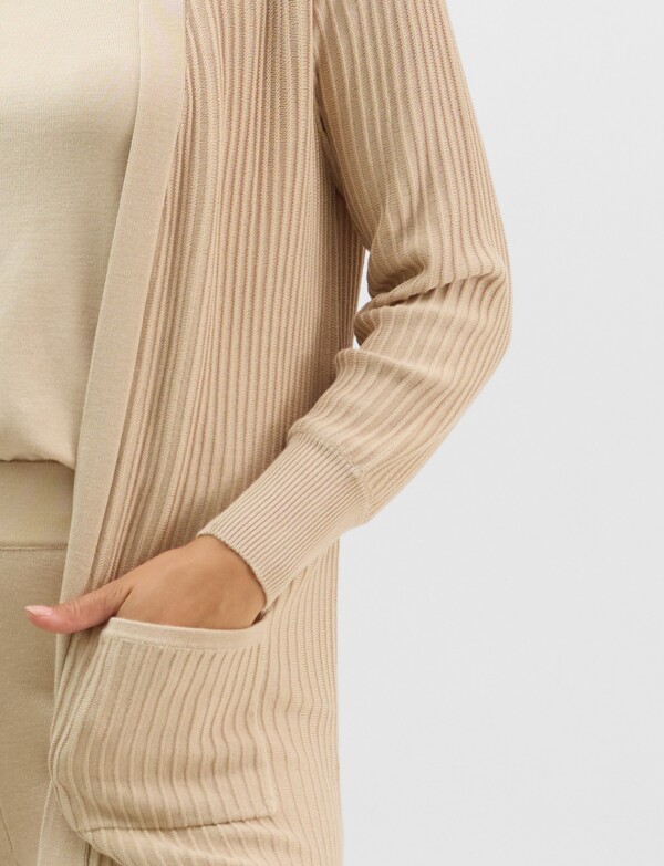 Cardigan Abierto BEIGE