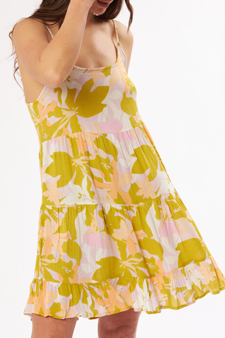 VESTIDO CORTO CANTO RUSTY Verde