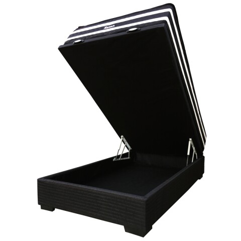 Sommier ZZZEN BOX BAÚL - 1 Plaza y Media - Espuma EPS Y Pillow Top - EXTRA FIRME - 110x188x72 - 180 Kg Sommier ZZZEN BOX BAÚL - 1 Plaza y Media - Espuma EPS Y Pillow Top - EXTRA FIRME - 110x188x72 - 180 Kg