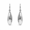 Caravanas Aro Luna Martillados - Plata inflada- CA4198 sinpiedra