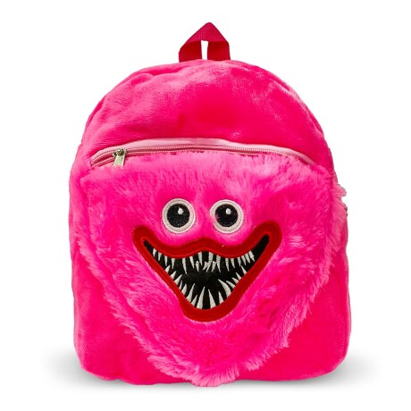 Mochila Peluche Infantil Huggy Wuggy Y Kissy Missy Rosado