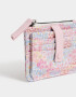 Billetera Estampados Billetera Cuerina Con Lazo - Estampado Flores