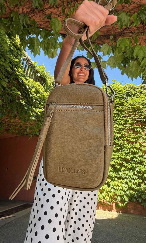 PHONEBAG / PORTA CELULAR GENCIANA ACEITUNA