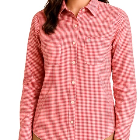 Camisa dama Cuadrille Rojo
