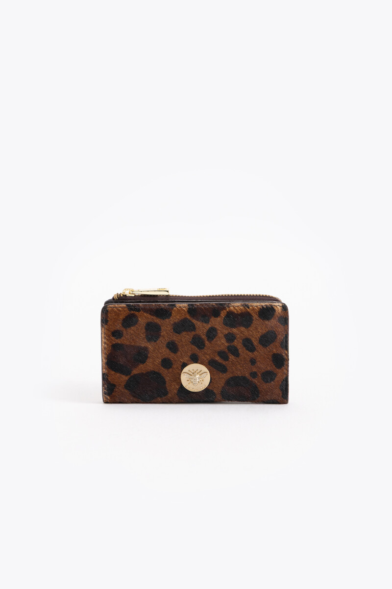 TARJETERO HONEY WILD Leopardo
