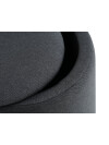 Puf GISLEV ø36 almacenaje tela gris osc Puf GISLEV ø36 almacenaje tela gris osc