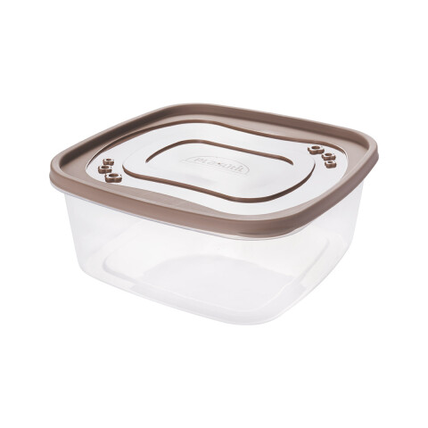 Vianda Pote 2,85 lts Plástico Click BEIGE