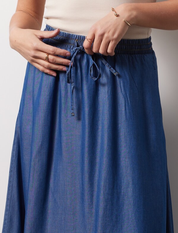 Falda Maxi Lyocell Cordel JEAN