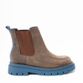 Imagen de Bota Cuero Lavado - Chocolate