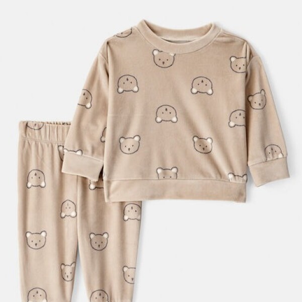 Set 2pz plush beige CARTERS Set 2pz plush beige CARTERS