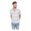 Camisa a rayas UFO Grint Azul Gris