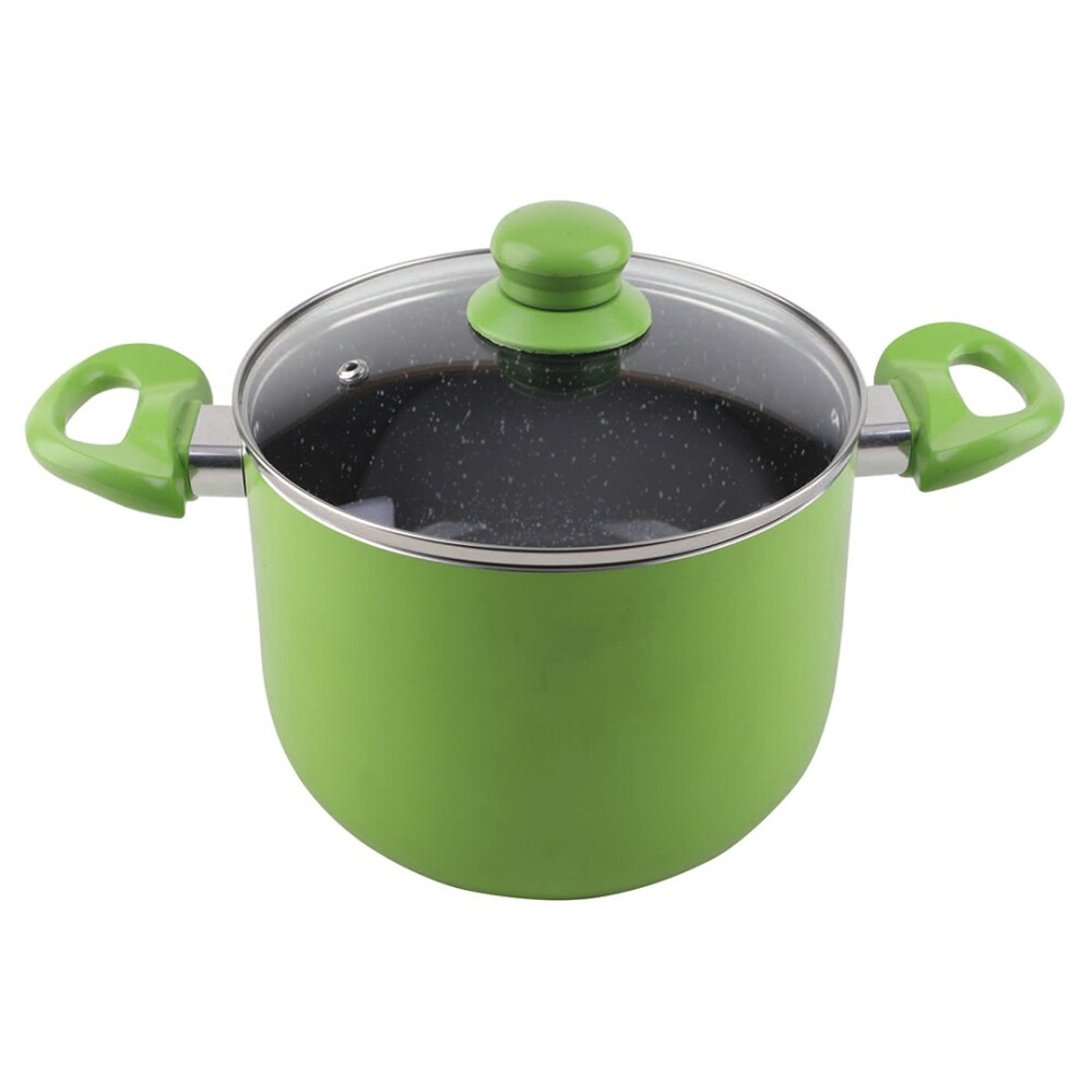 Batería de cocina - 7 piezas - Verde Batería de cocina - 7 piezas - Verde