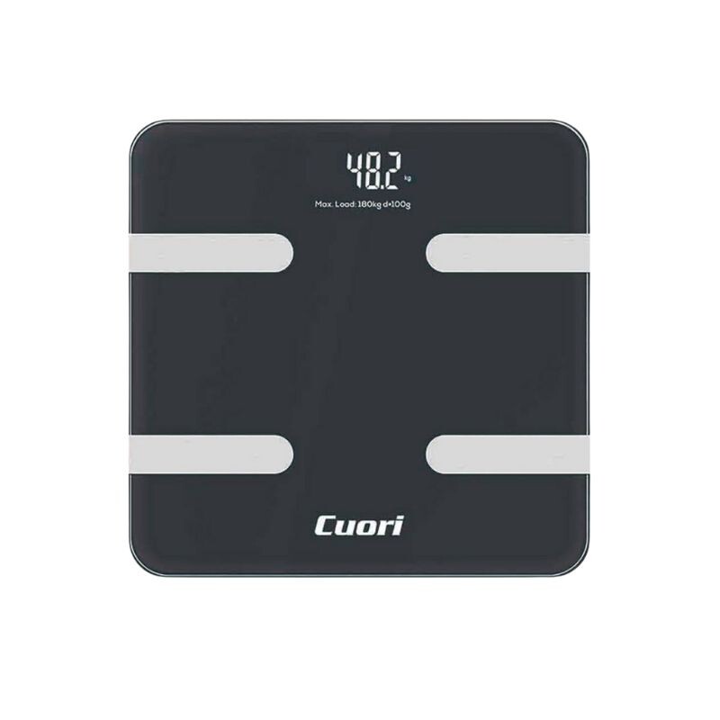 BALANZA DE BAÑO DIGITAL SMART CUORI CON BLUETOOTH Negro