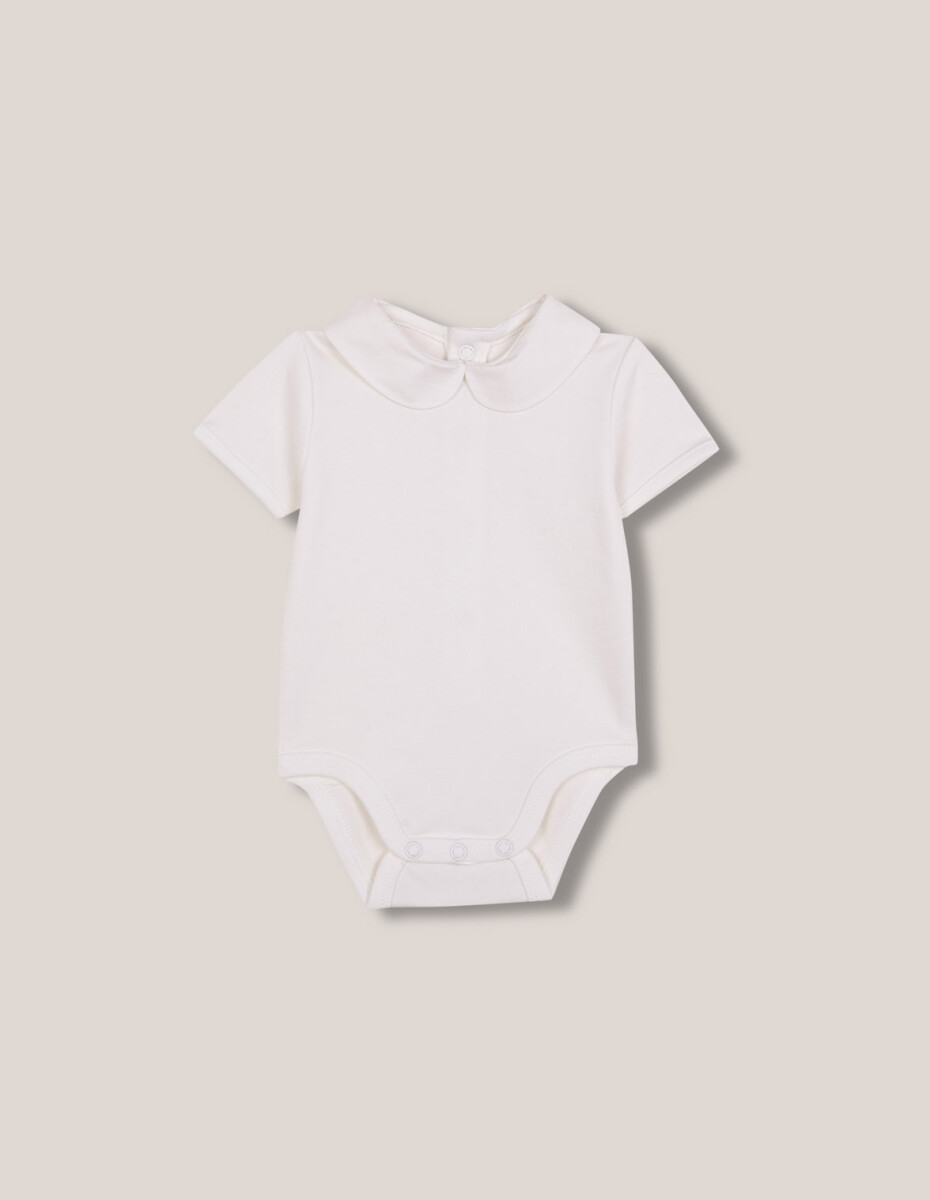 Body Con Cuello Bebe - Blanco 
