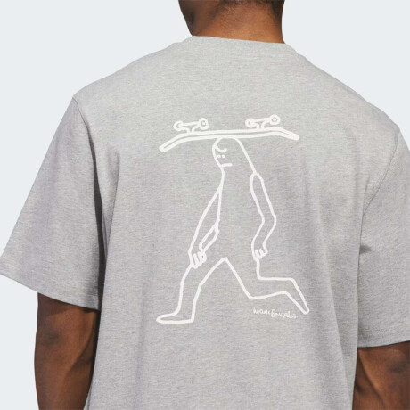 Remera Adidas Mark Gonzales Gris