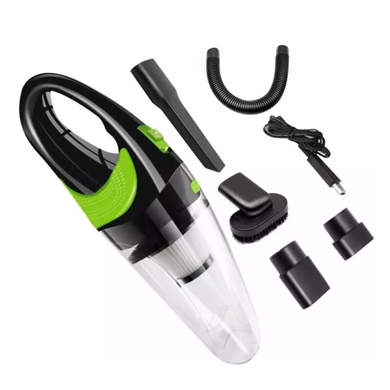 Aspiradora portátil inalámbrica recargable NEGRO