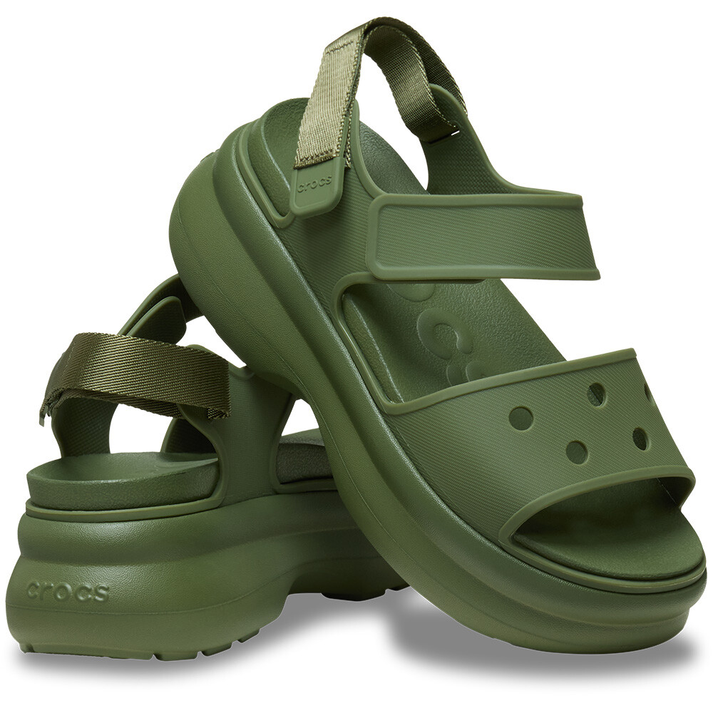 Sandalias Crocs Soho Y Strap Sandal - Mujer Army Green