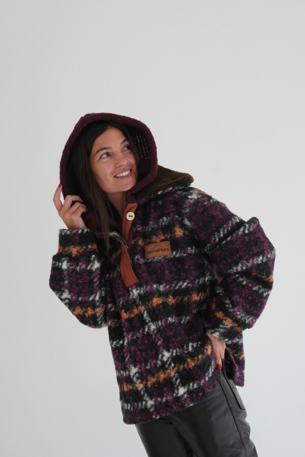 Buzo Crazy Bear Violeta / Bordeaux