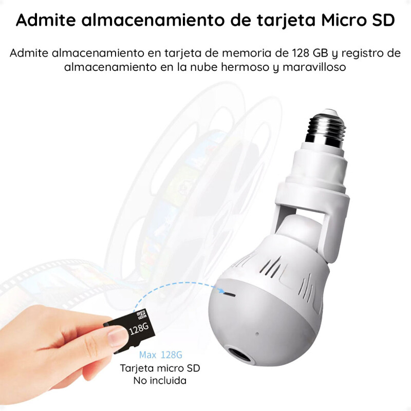 CÃ¡mara wIfI EspÃ­a 360 Grados 1080 HD audio bidireccional CÃ¡mara wIfI EspÃ­a 360 Grados 1080 HD audio bidireccional