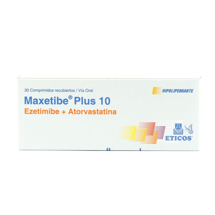 MAXETIBE PLUS 10 MG. CJ X 30 COMPRIMIDOS única