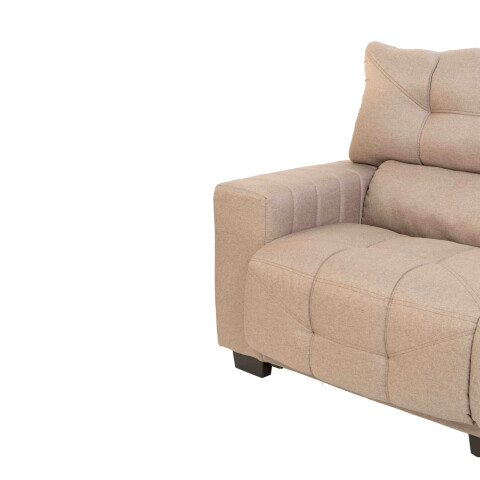 HELLEN- SOFA 2 CUERPOS HANNOVER MARRON CLARO HELLEN- SOFA 2 CUERPOS HANNOVER MARRON CLARO