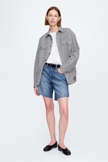 Bermuda De Jean Mujer Medium Indigo