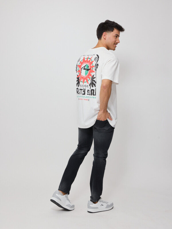 T-SHIRT EXAVI RUSTY Blanco