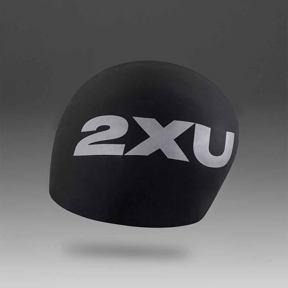 Gorra Natación Silicone Swim Cap Unisex Black/black