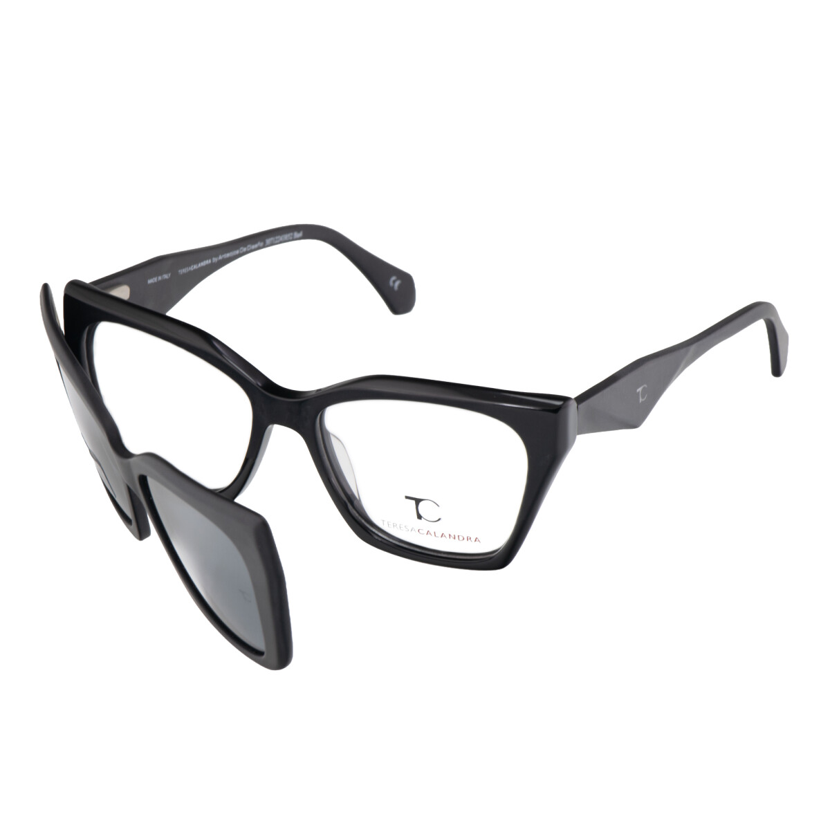 T.Calandra clip-on Roxie col ebano 