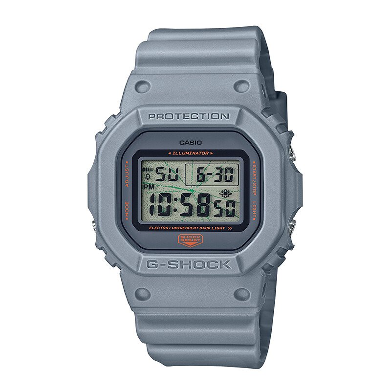 Reloj G-Shock casual de resina gris claro
