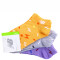 Medias Infantiles New Balance X3 Show Kids Anaranjado - Gris - Violeta
