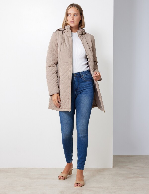 Campera Capitoneada BEIGE