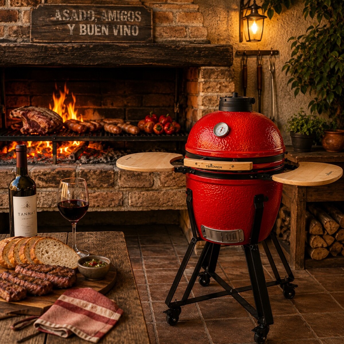 Kamado Tromen Rojo 21" 
