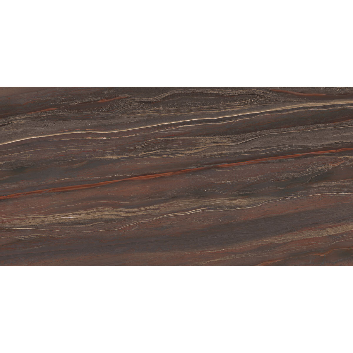Ceramica Marmolado Marron Pulido Rectificado 62X119 Pared Piso 