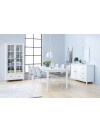 Vitrina NORDBY 2 puertas 1 cajón blanco Vitrina NORDBY 2 puertas 1 cajón blanco