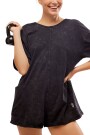 HOT SHOT ROMPER Negro