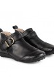 Bota baja clásica corderito Negro