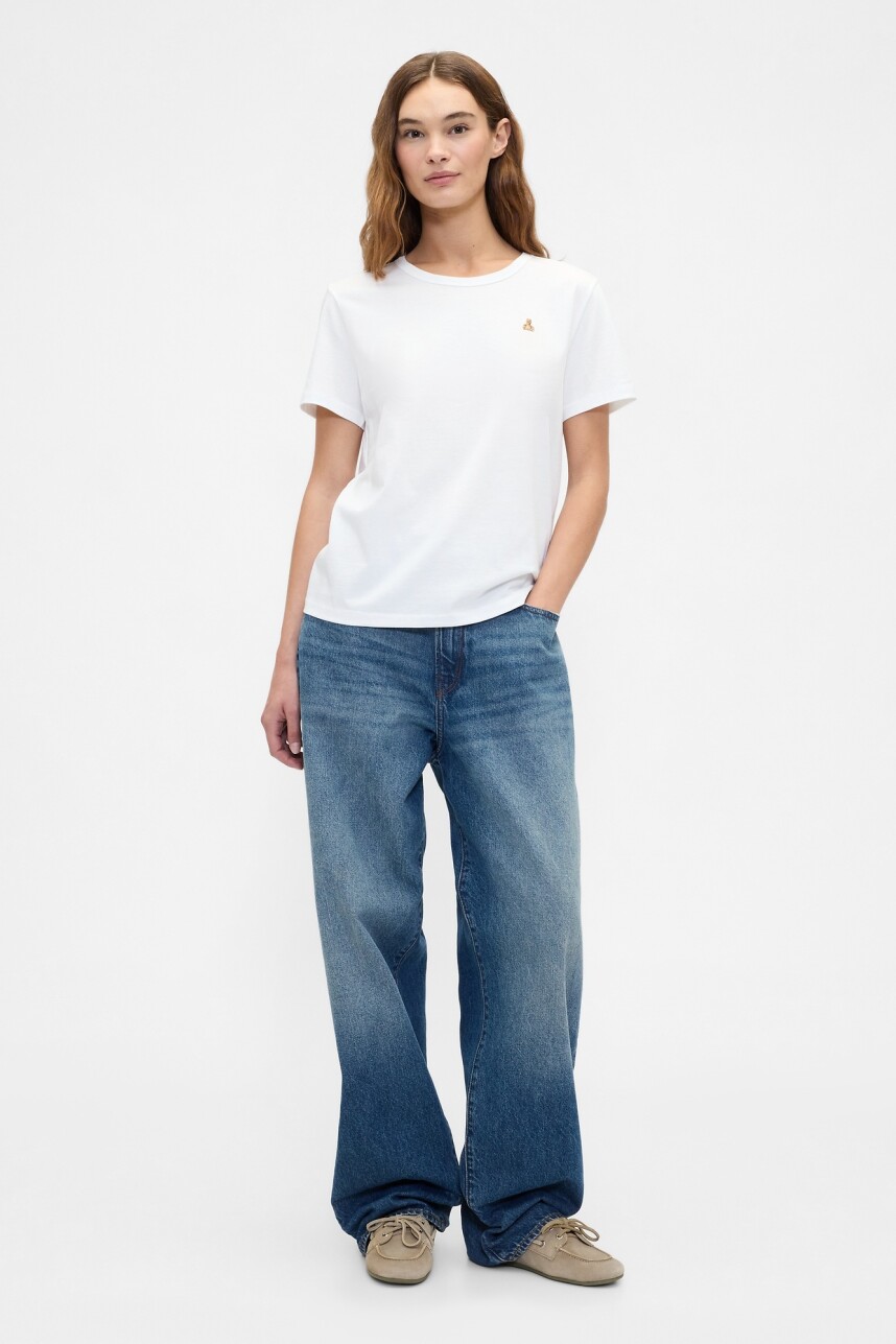 Remera Oso Brannan Mujer New Off White