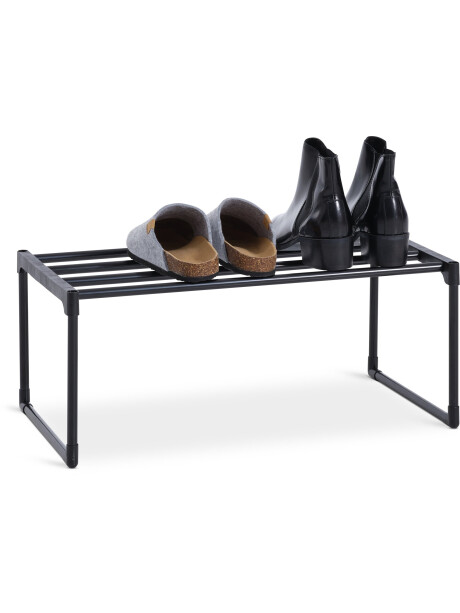 Zapatero BORNHOLM 1 estante negro Zapatero BORNHOLM 1 estante negro