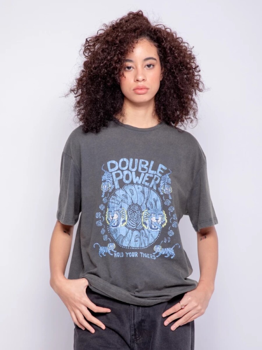 T-SHIRT P.CAKE TIGRA - GRIS 