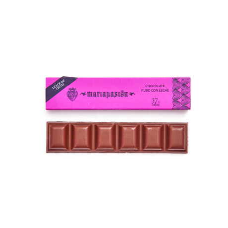 Barra Chocolate Leche 37% - Dulce de Leche - 40g. Barra Chocolate Leche 37% - Dulce de Leche - 40g.