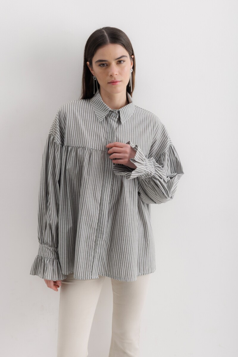 Camisa Gaia Verde Militar
