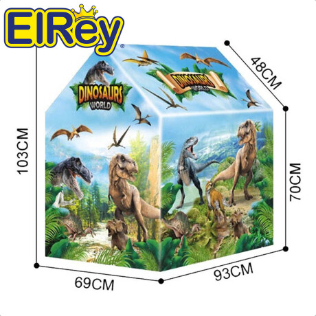 Carpa Casita Infantil Dino Pastelería 93x69x103cm Jug009813-dn