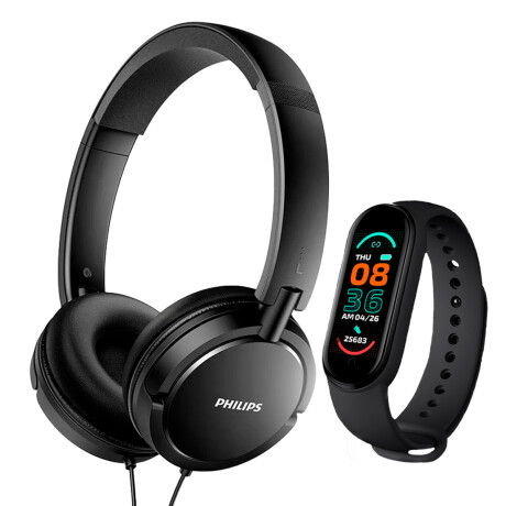Auriculares Philips Shl5005 + Smartwatch Auriculares Philips Shl5005 + Smartwatch