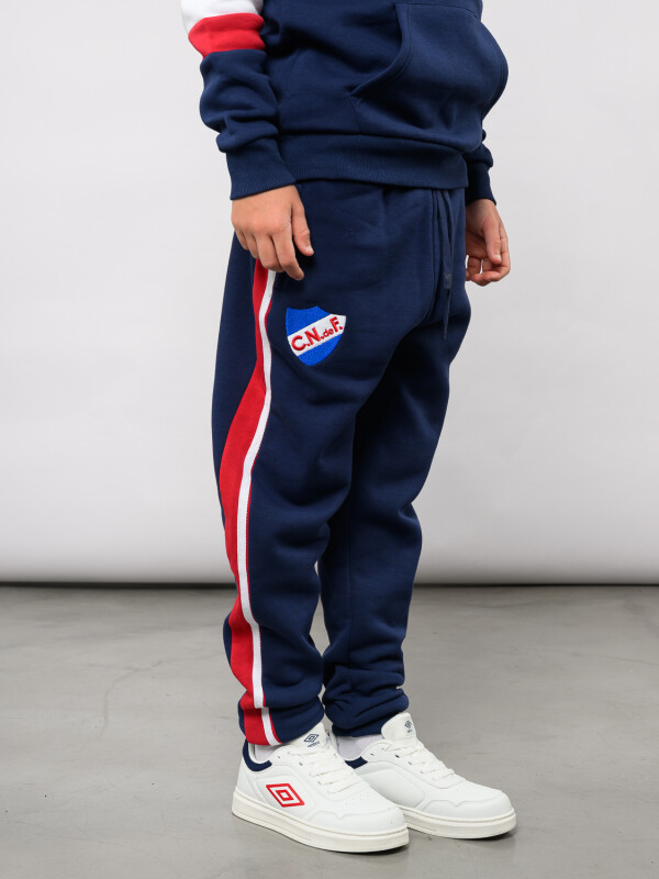 Pantalon Grav Nacional Junior Azul Marino, Rojo
